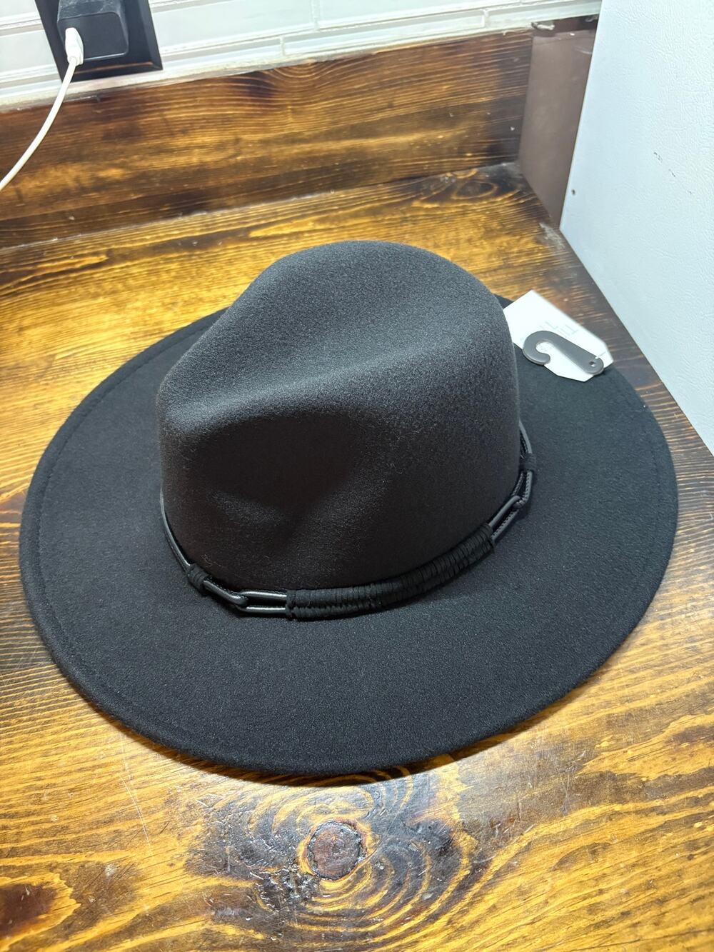 Time & Tru Black Fedora‎ Hat
